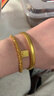 TSL黃金手鐲女足金輪胎手鐲金飾手飾送女友老婆新年生日禮物計價(jià) 足金輪胎手鐲58圈口約10.51克 曬單實(shí)拍圖