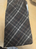 雪茜曼毛呢格子半身裙女2025年秋冬季新款高腰顯瘦a字包臀短裙子 曬單實(shí)拍圖
