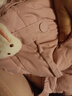 嘟嘟家女童棉襖冬裝加厚兒童棉服冬季潮寶寶外套深冬洋氣童裝 粉色 100 曬單實(shí)拍圖