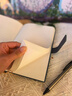 勤得利 高顏值筆記本子加厚記事本高檔禮盒套裝b5商務(wù)辦公工作會(huì )議記錄本大學(xué)生日記本企業(yè)定制可印logo 用紙厚實(shí)-A5霧霾藍 曬單實(shí)拍圖