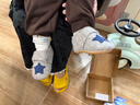小茸嬰兒鞋子0-1-3歲學(xué)步鞋星星 男寶童鞋春秋冬軟底室內運動(dòng)地板鞋 曬單實(shí)拍圖