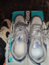 阿迪發(fā)斷碼品牌男鞋冬季防滑皮面休閑運動(dòng)鞋輕便減震旅游鞋加絨跑步鞋男 SY966灰藍【皮面款】 40 曬單實(shí)拍圖