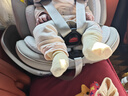 兩只兔子兒童安全座椅嬰兒安全座椅兒童座椅語(yǔ)音通風(fēng)加熱 求知2光暉星曜金 曬單實(shí)拍圖
