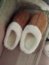 2026新款棉拖鞋女士秋冬季家居室內加絨保暖可愛(ài)少女心棉鞋外穿 8803-黃色 38 -39適合37-38 曬單實(shí)拍圖