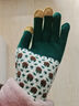 津炳勝手套女冬天可愛(ài)復古加絨保暖針織可觸屏騎車(chē)學(xué)生五指騎行毛線(xiàn)秋冬 多巴胺騎行手套【太陽(yáng)花綠色】 均碼 1雙【拉絨內里丨靈敏觸控丨升級加厚】 曬單實(shí)拍圖