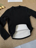 貓人半高領(lǐng)加絨毛衣女針織衫內搭小立領(lǐng)打底衫加絨加厚上衣25年新品 曬單實(shí)拍圖