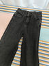 班尼路（Baleno）窄版闊腿牛仔褲女2026新款春季休閑長(cháng)褲女裝高端小個(gè)子直筒褲子女 曬單實(shí)拍圖