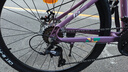 鳳凰山地車(chē)自行車(chē)女FA160輕量鋁架變速碟剎男成人學(xué)生青少年越野單車(chē) 鋁架-線(xiàn)碟-95%裝-暮煙紫 26寸【適合身高155-180CM】 24速 曬單實(shí)拍圖