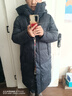 鴨鴨（YAYA）奢金羽絨服女冬季新款極寒長(cháng)款過(guò)膝情侶男女同款加厚保暖外套 黑金色 L (建議130-145斤) 曬單實(shí)拍圖