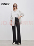 ONLY2025秋季新款通勤風(fēng)西褲面料喇叭褲長(cháng)褲休閑褲女|125314040 H1Z黑色 L 曬單實(shí)拍圖