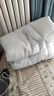 LAVIE HOME羅萊出品羽絨被95白鵝絨被冬被8斤加厚白鴨絨被6斤春秋被芯保 艾綠灰 150*200cm  8斤 冬被 曬單實(shí)拍圖