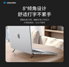 VOKAMO防摔耐刮適用蘋(píng)果電腦筆記本MacBook Air13保護殼M4/3/2帶支架22到2025年新款外套 磨砂透黑 曬單實(shí)拍圖