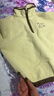 森馬（Semir）衛衣女秋冬季中長(cháng)款寬松立領(lǐng)抓絨上衣刺繡撞色連帽舒適內搭學(xué)院風(fēng) 【A款】杏黃30521 L 165/88A 曬單實(shí)拍圖