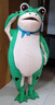 顏特網(wǎng)紅充氣青蛙人偶服裝人穿行走活動(dòng)擺攤賣(mài)崽表演出卡通玩偶衣服 綠色「1個(gè)風(fēng)扇」自己備充電寶 均碼 (XL) 成人款175-190cm 曬單實(shí)拍圖