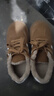 ZHR棉鞋女冬季加絨保暖德訓鞋女雪地防寒輕質(zhì)厚底女鞋 EH121 駝色 37 曬單實(shí)拍圖
