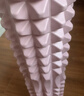 yottoy 泡沫滾軸狼牙瑜伽輔助工具用品泡沫軸肌肉放松滾軸按摩軸瑜伽柱 45cm單月牙泡沫軸-莫奈粉 曬單實(shí)拍圖