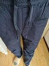 佐丹奴褲子男秋冬新款抽繩松緊腰休閑褲膝部打褶傘兵褲男01115096 曬單實(shí)拍圖