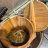 蒸飯木桶杉木蒸飯桶廚房大小號蒸飯神器家用商用甑子手工制作低糖 21cm提蓋竹編底約【2-3人吃】 曬單實(shí)拍圖