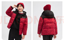 波司登25羽絨服兒童5A抗菌短款加厚防寒新年紅親子連帽外套 曬單實(shí)拍圖