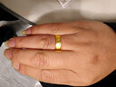 周六福六字真言足金999黃金戒指男女計價(jià)AB010050活口17號 約5.98g 禮物 曬單實(shí)拍圖