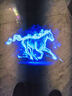 車(chē)門(mén)迎賓燈開(kāi)門(mén)照地投影燈車(chē)載感應車(chē)內氛圍燈汽車(chē)改裝飾用品大全 升級高清碳纖款 藍火焰馬/2只價(jià) 曬單實(shí)拍圖
