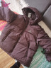 阿迪達斯（adidas）羽絨服女裝 2025新款秋冬保暖600蓬鴨絨連帽面包服 暖芯羽絨服外 KC5948 S 曬單實(shí)拍圖