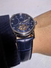 上海（SHANGHAI）手表男款 國民系列 夜光多功能飛輪男士自動(dòng)機械男表 924藍 曬單實(shí)拍圖