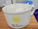 陶瓷泡面碗帶蓋家用保鮮碗創(chuàng  )意學(xué)生宿舍碗帶手柄日式湯碗微波爐碗 卡通貓 5.25寸面碗【把手+蓋】 曬單實(shí)拍圖