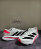 adidas 二代閃充跑鞋 ADIZERO SL2 M WIDE競訓體測跑鞋男阿迪達斯 灰白/黑色/亮紅   42.5 曬單實(shí)拍圖