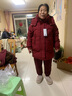 雅鹿【石墨烯蓄熱】媽媽裝2026年冬季新款羽絨服中老年女紅色加厚外套 朱砂紅6898 90絨子丨石墨烯內里 4XL 推薦155-170斤 曬單實(shí)拍圖