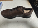 愛(ài)步（ECCO） Irving 運動(dòng)鞋男系帶休閑鞋 簡(jiǎn)約舒適真皮健步鞋 511734-男款-55738-可可棕 41 曬單實(shí)拍圖