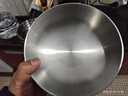 京東京造304不銹鋼碗 大湯碗雙層隔熱餐具面碗18CM拉面碗沙拉碗 曬單實(shí)拍圖