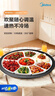 美的（Midea）小歡聚暖菜板 2025新款石墨烯速熱加熱板保溫板 家用多功能餐桌轉盤(pán)加熱墊熱菜神器HBU60Y1 Pro 曬單實(shí)拍圖