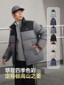 波司登（BOSIDENG）【新年聯(lián)名】25新款羽絨服商場(chǎng)男女同款運動(dòng)系列短款學(xué)生外套 霜降灰8K05 M 165/88A 體重約110-120斤 曬單實(shí)拍圖