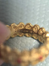 京工美作古法黃金戒指足金999幸福四季戒指媽媽婦女節禮物送老婆14#7.36g 曬單實(shí)拍圖