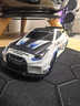 宏星玩具（HONGXING TOYS H）RC漂移車(chē)遙控車(chē)四驅合金車(chē)陀螺儀全比例控制911車(chē)模兒童新年禮物 GTR白色(全比例四驅+檔位+金屬車(chē)身+陀螺儀） 1個(gè)電池【可用25-30分鐘】 曬單實(shí)拍圖