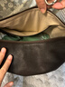 裘真新年禮物【明星推薦】經(jīng)典hobo包植鞣牛皮腋下通勤休閑餃子女包 咖啡色-大號 小包/大包 曬單實(shí)拍圖