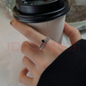 榛橙 S925銀甜酷戒指女小眾高級感鋯石食指戒復古泰銀麥穗指環(huán)開(kāi)口戒 曬單實(shí)拍圖
