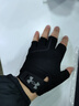 安德瑪（Under Armour）健身手套男女運動(dòng)騎行半指訓練單杠引體向上擼鐵器械鍛煉防滑登山 曬單實(shí)拍圖