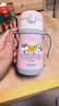 膳魔師（THERMOS）兒童吸管保溫杯小黃鴨超輕316L不銹鋼把手幼兒園寶學(xué)生杯上學(xué)TCKC 曬單實(shí)拍圖