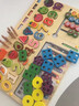 童木星兒童數字積木益智拼裝拼圖忙碌板蒙氏早教玩具3-6歲女孩新年禮物 八合一多功能蒙氏聰明板 曬單實(shí)拍圖