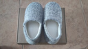 內泊【羊毛超保暖】乳膠棉鞋冬季全包跟防臭室內舒適家居棉拖鞋男灰38 曬單實(shí)拍圖