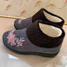 2026新款加絨加厚老北京布鞋女士保暖奶奶鞋防滑舒適不累腳媽媽鞋 灰色女款【羊絨內里】 37 均碼 曬單實(shí)拍圖