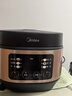 華凌美的電飯煲家用多功能壓力鍋微壓電飯鍋3到4人小米粥飯煲 香檳金 【炫彩大面板 贈三件套】 3L 曬單實(shí)拍圖