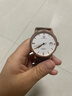 天王（TIAN WANG）男士手表機械表皮帶防水品牌國表情侶對表新年禮物送男友51001 【帥氣】白盤(pán)棕帶男表 曬單實(shí)拍圖