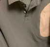 潮天士美式復古長(cháng)袖polo衫男寬松春秋工裝休閑體恤打底上衣男士大碼衣服 軍綠色 2XL【160-180斤】 曬單實(shí)拍圖