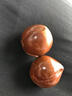 巴西天然大欖文玩橄欖核雕刻進(jìn)口大核壽桃一對手把件橄欖胡男圓珠 34mm（壽桃一對） 曬單實(shí)拍圖