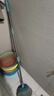 美麗雅（MARYYA）旋轉拖把桿家用旋轉擰水地拖加厚纖維墩布拖布 螺紋鎖扣（不帶桶）共2拖布 曬單實(shí)拍圖