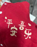 婧麒寶寶拜年服連體衣服冬裝夾棉百日宴滿(mǎn)月紅色新生嬰兒過(guò)年 紅色吉祥如意【保暖款】 59cm 曬單實(shí)拍圖