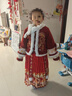 玫初莎馬面裙女童拜年服秋冬款兒童古裝漢服冬季女孩中國風(fēng)加絨加厚唐裝 紅色+毛領(lǐng)【贈扇子+發(fā)夾+辮子+眉心貼】 150 【建議身高145cm左右】 曬單實(shí)拍圖